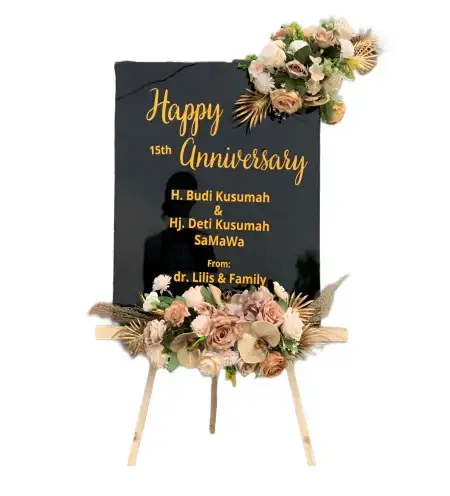 Papan Bunga Akrilik Cangakan